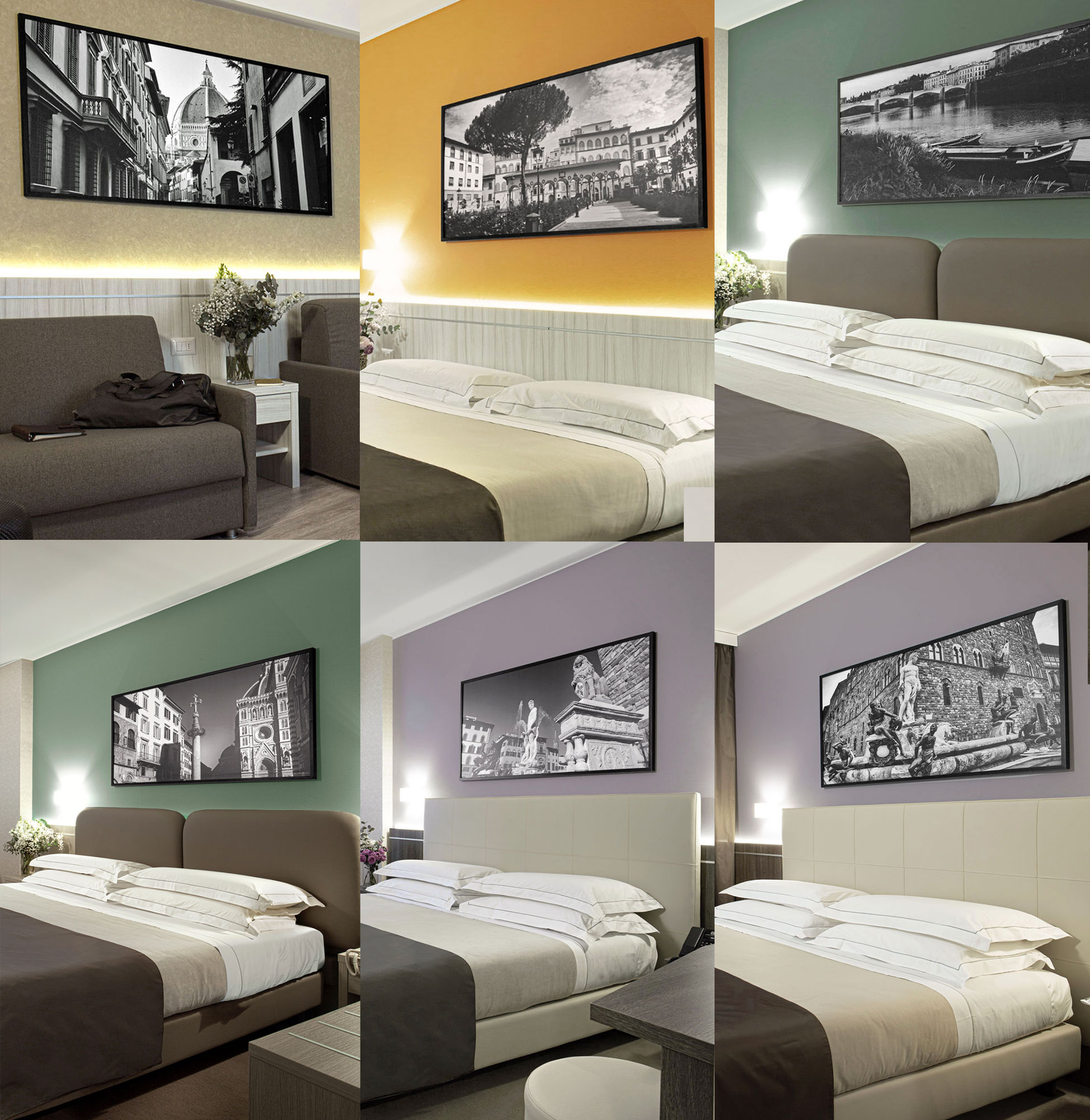 Florence photos in the rooms